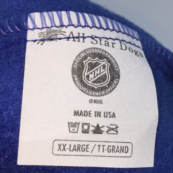 NHL Toronto Maple Leafs Dog Pet Fleece Blue Hoodie Sweater Size XX-Large - Picture 9 of 12